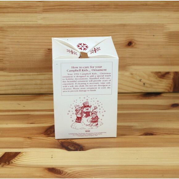 Campbells Collector's Edition Christmas Ornaments 1990 Vintage Lot of 6 - Picture 2 of 5